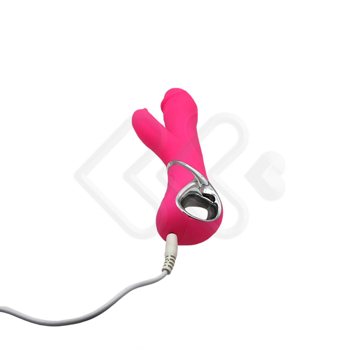 Vibrador de Ponto G com Estimulador Clitoriano em Formato de Golfinho, 7 Modos de Vibrações e 3 de Rotações - Adam & Eve The Dancing Dolphin - 22,5 x 3,9 cm - 4