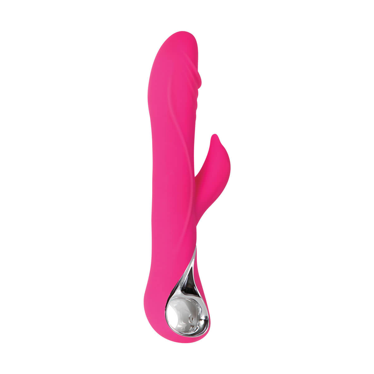 Vibrador de Ponto G com Estimulador Clitoriano em Formato de Golfinho, 7 Modos de Vibrações e 3 de Rotações - Adam & Eve The Dancing Dolphin - 22,5 x 3,9 cm - 2