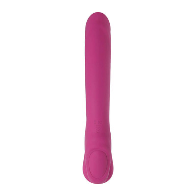 Foto 5 do produto Estimulador com Penetrador Strap-on em Silicone com 9 Modos de Vibração - Adam & Eve Vibrating Strapless Strap-on - 28,7 x 5,4 cm