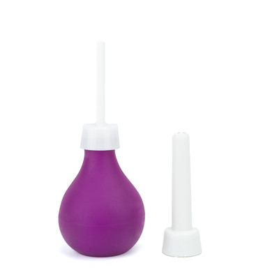 Ducha Íntima Ginecológica com 2 Cânulas Para Inserção Anal e Vaginal - Adão & Eva | 250ml | Disponível em 4 Cores