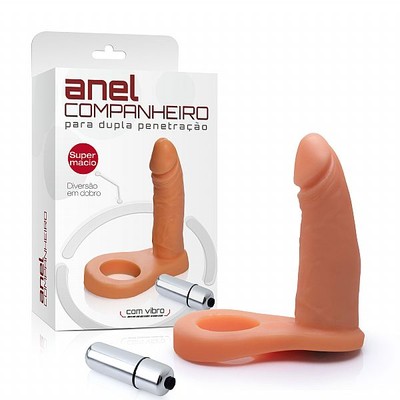 Foto 11 do produto Anel Companheiro com Bullet de Vibração Única e Resistente à Água - Adão e Eva | 9,8 x 2,7 cm | Disponível em 7 Cores