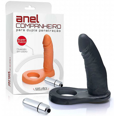 Foto 8 do produto Anel Companheiro com Bullet de Vibração Única e Resistente à Água - Adão e Eva | 9,8 x 2,7 cm | Disponível em 7 Cores