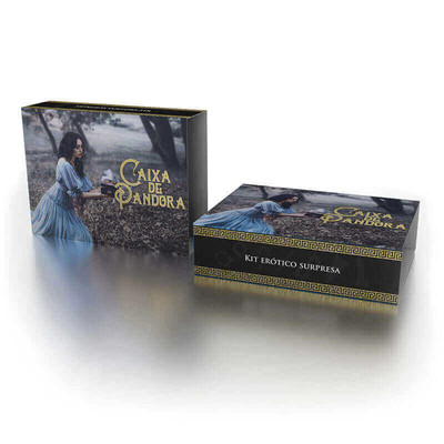 Kit Erótico Surpresa com Produtos Exclusivos - 13 Itens | Adão & Eva Caixa de Pandora