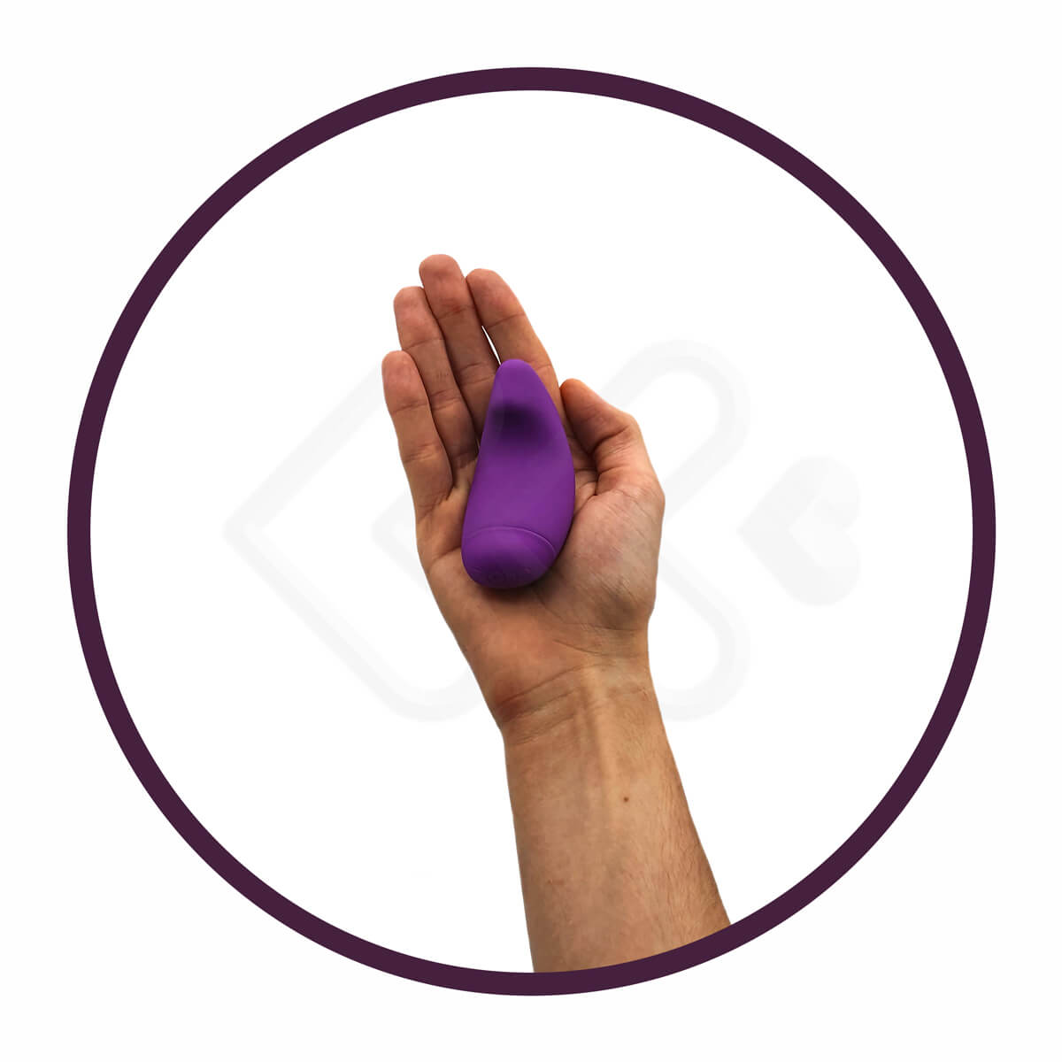 Cápsula Vibratória em Silicone com 10 Modos de Vibração e Controle Remoto - Adão e Eva Contatinho - 8,7 x 4,1 cm - 6