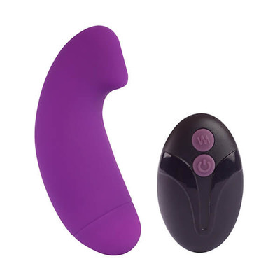 Foto 3 do produto Cápsula Vibratória em Silicone com 10 Modos de Vibração e Controle Remoto - Adão e Eva Contatinho - 8,7 x 4,1 cm