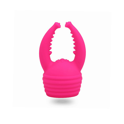 Foto 5 do produto Vibrador Estimulador Recarregável em Silicone com 10 Modos de Vibração e 3 Estimuladores Removíveis - Adão & Eva Esse Vibro é Louco - 8,7 x 4,3 cm
