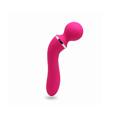 Foto 2 do produto Vibrador Estimulador Recarregável em Silicone com 10 Modos de Vibração e 3 Estimuladores Removíveis - Adão & Eva Esse Vibro é Louco - 8,7 x 4,3 cm