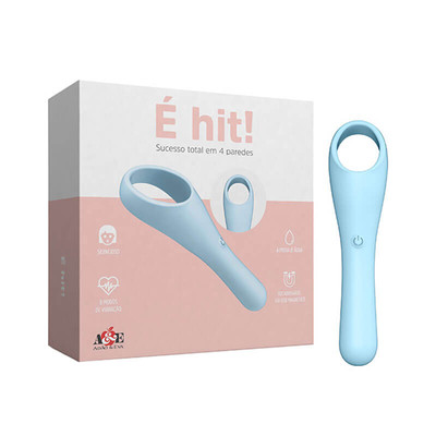 Foto 1 do produto Vibrador com 8 Modos de Vibração e Carregamento Via USB - Adão & Eva É Hit! | 10 x 2,1 cm