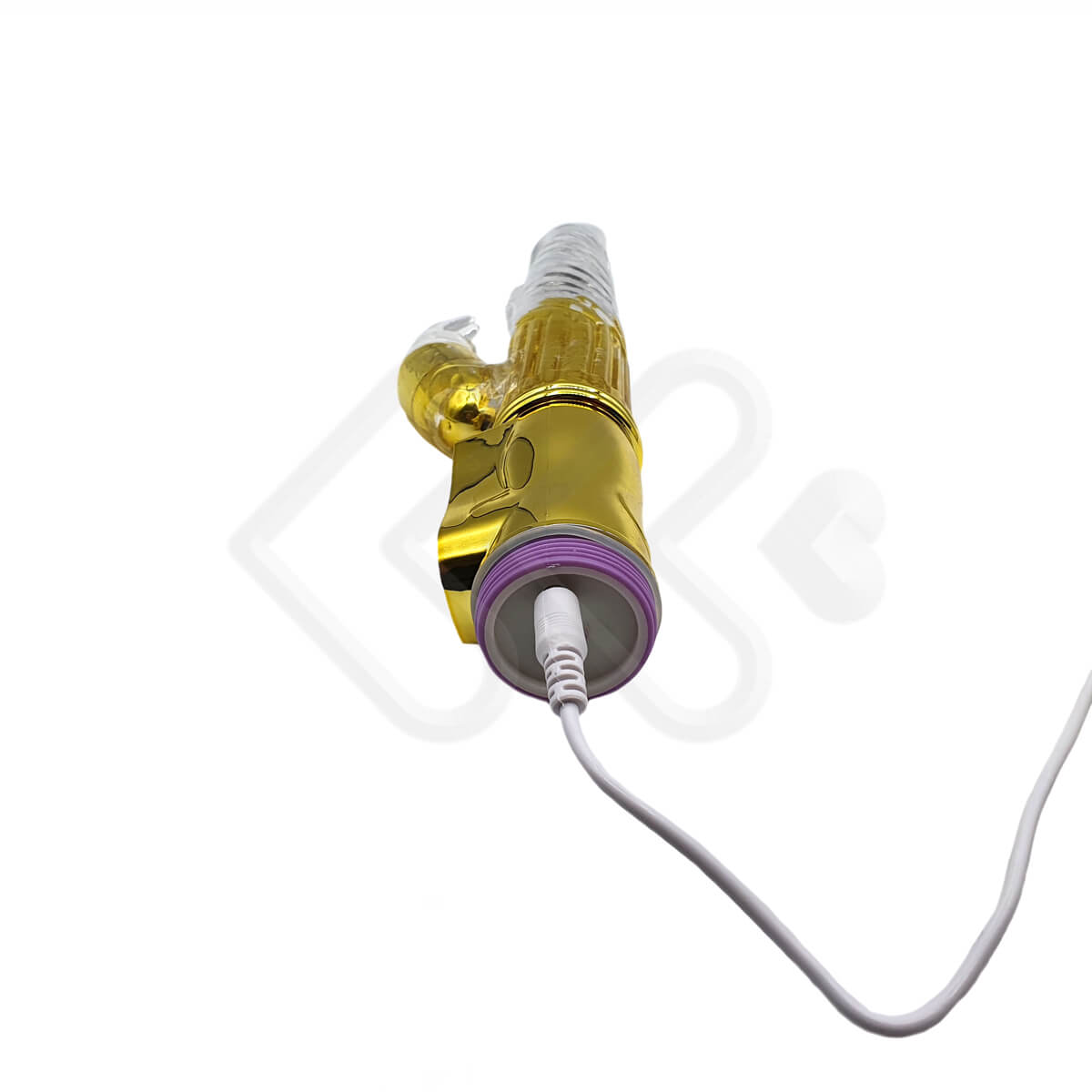 Adão e Eva Jack Rabbit - Vibrador Recarregável de Ponto G com Estimulador Clitoriano em Formato de Coelho, 9 Modos de Rotação e 36 Modos de Vibração - 8,8 x 3,3 cm - 3