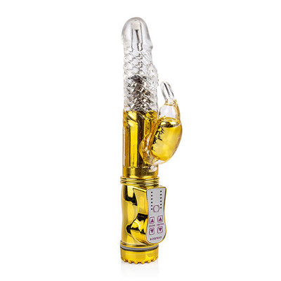 Foto 2 do produto Adão e Eva Jack Rabbit - Vibrador Recarregável de Ponto G com Estimulador Clitoriano em Formato de Coelho, 9 Modos de Rotação e 36 Modos de Vibração - 8,8 x 3,3 cm