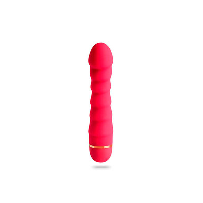 Foto 2 do produto Vibrador de Ponto G em Silicone com Corpo Ondulado e 20 Modos de Vibração - Adão & Eva Me Gusta - 13 x 3,2 cm