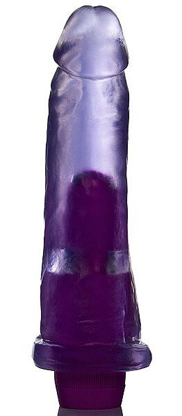 Prótese Peniana Realística em PVC com Glande, Aroma de Uva e Multivelocidade - Adão & Eva | 14,5 x 4 cm - 2