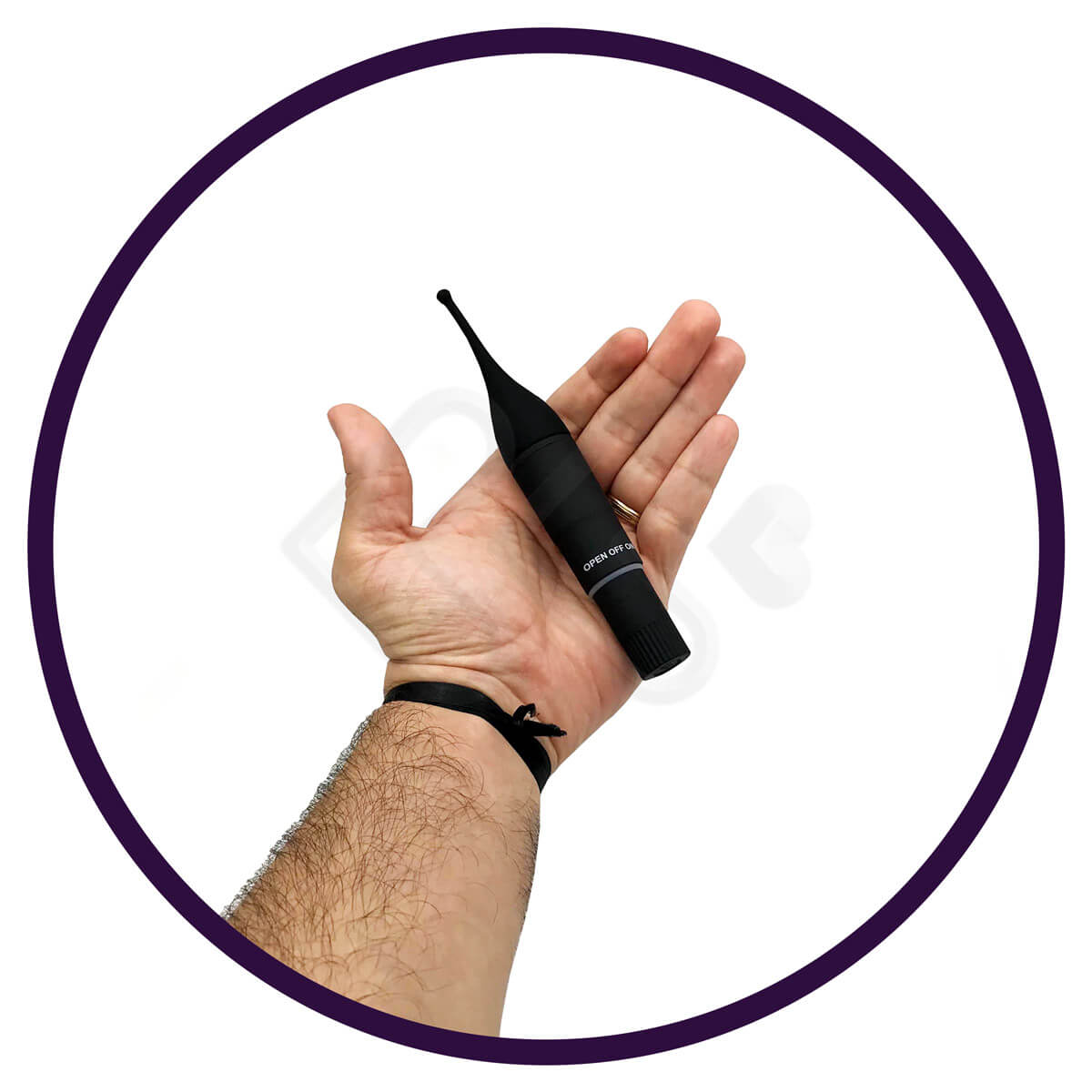 Vibrador Estimulador de Clitóris com Antena Vibratória e Vibração Única - Adão & Eva Ritmo Perfeito | 7,1 x 2,4 cm - 3