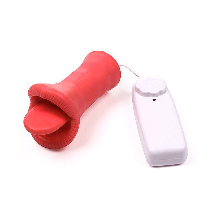 Estimulador de Clitóris com Formato de Boca, Vibração Multivelocidade e Controle Remoto - Adão & Eva | 11 x 5,5 cm - 2