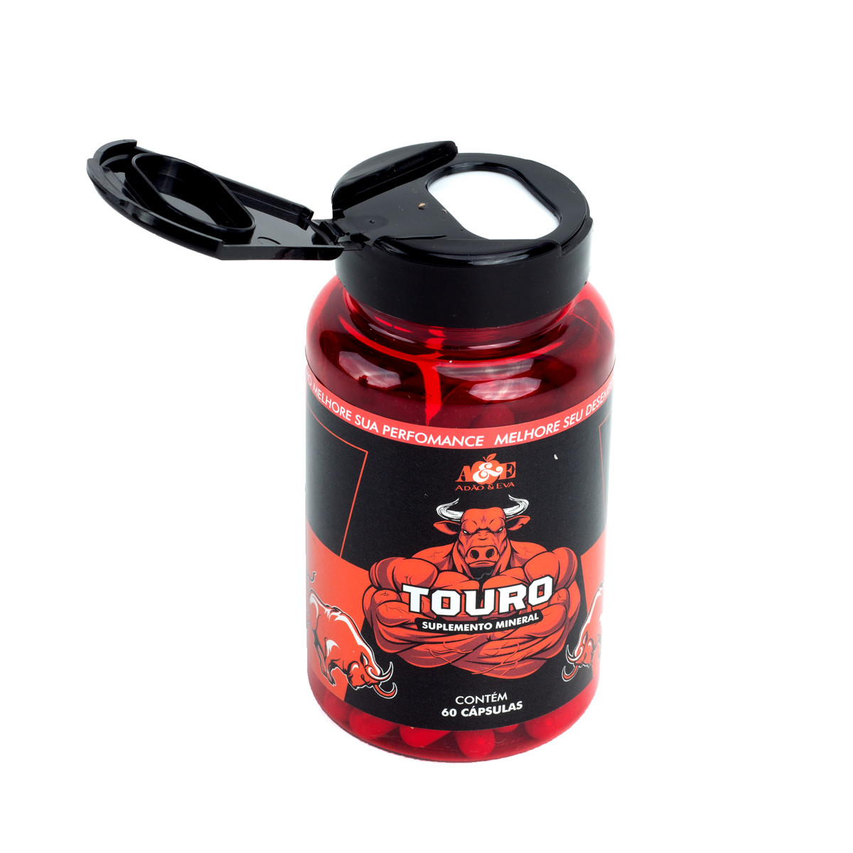 Suplemento Energético Mineral - Adão & Eva Touro | 60 Cápsulas - 3