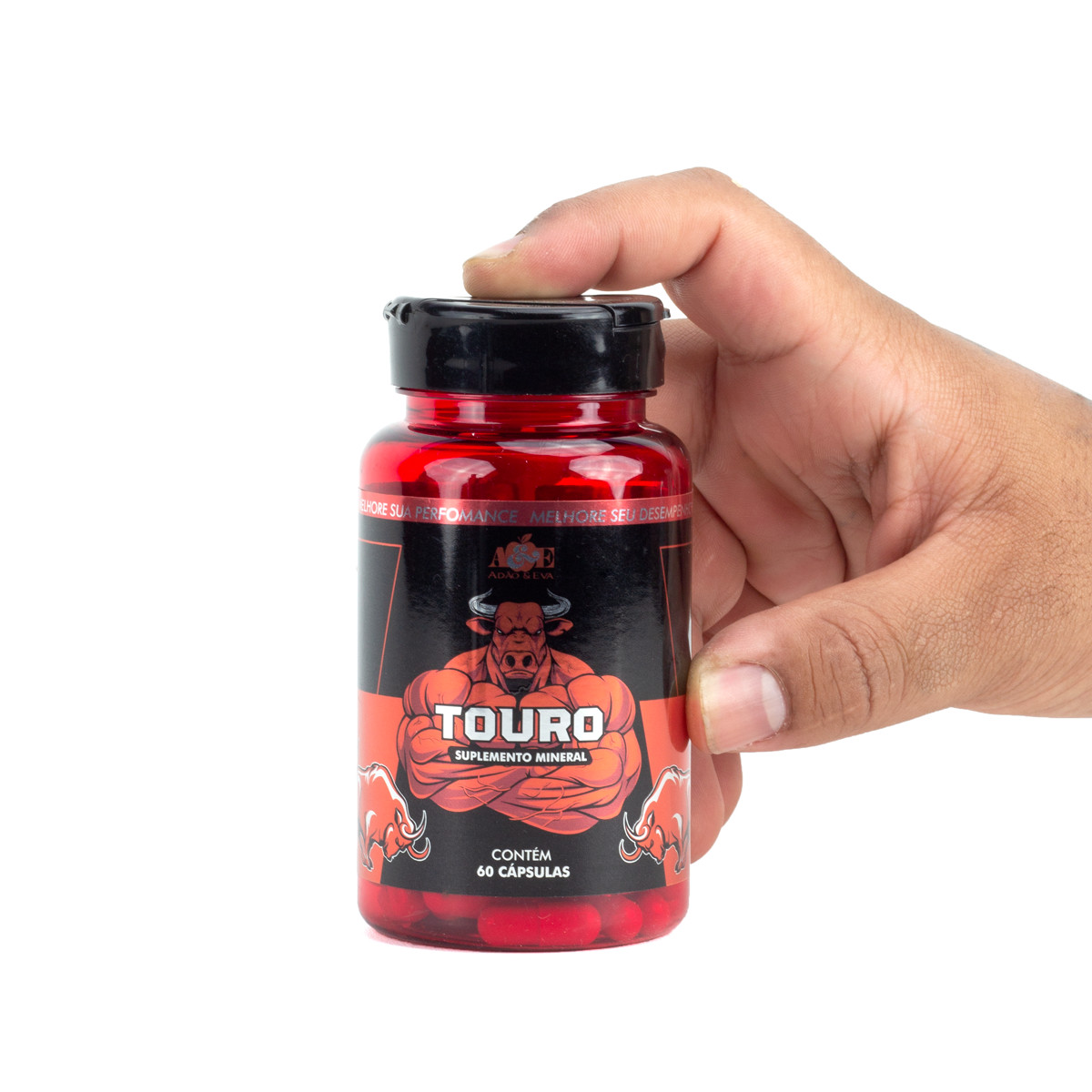 Suplemento Energético Mineral - Adão & Eva Touro | 60 Cápsulas - 4