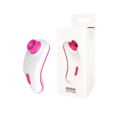 Addie Suction - Estimulador Clitoriano Recarregável com 10 Intensidades de Pulsação - 10,2 x 4,8 cm | Cor: Rosa
