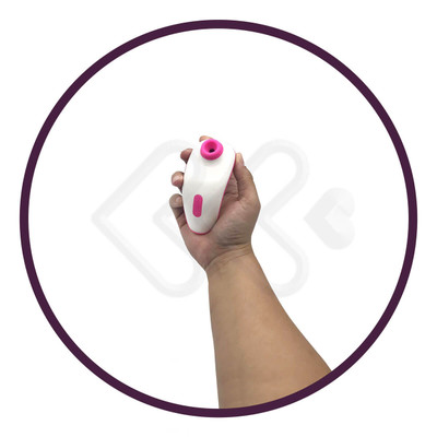 Addie Suction - Estimulador Clitoriano Recarregável com 10 Intensidades de Pulsação - 10,2 x 4,8 cm | Cor: Rosa