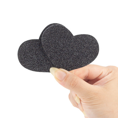 Adesivo Coração para Seios com Brilho - Yaffa | Disponível em 2 Cores