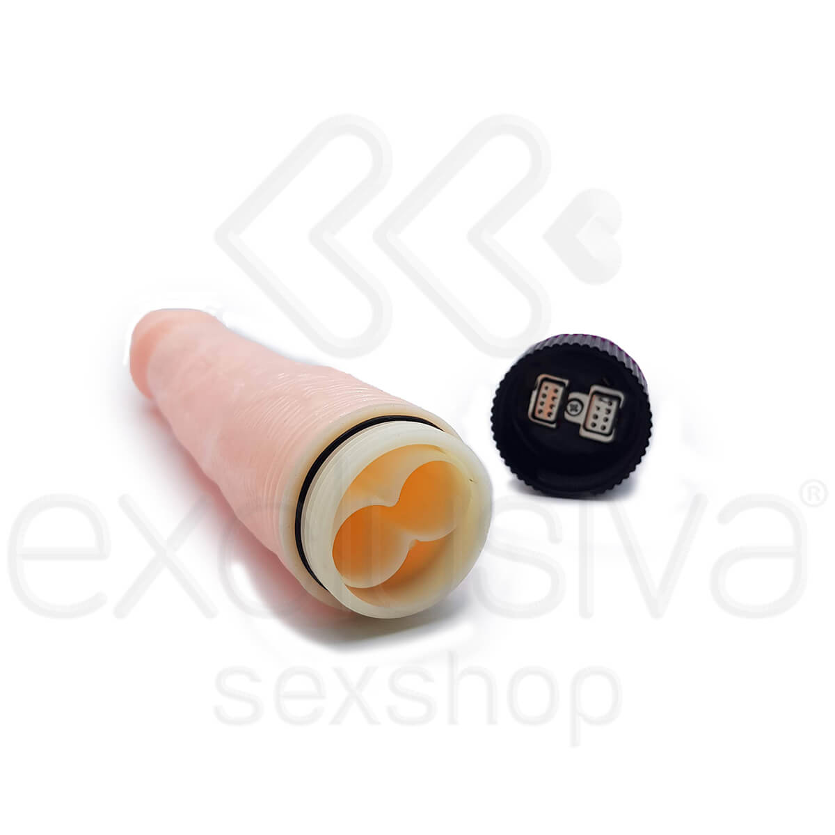 Prótese com Glande Definida, Veias e Vibração Multivelocidade - Adour Club | 19,2 x 3,3 cm - 5