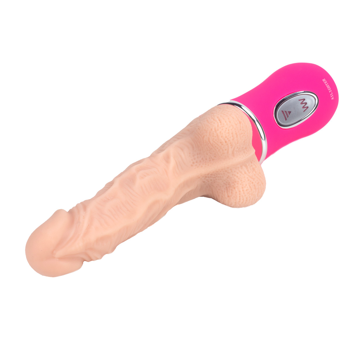 Prótese Peniana Realística com 3 Velocidade de Movimento Vai e Vem, 10 Modos de Vibração e Recarregável - Ailighter | 14 x 3,5 cm | Disponível em 2 Cores - 4