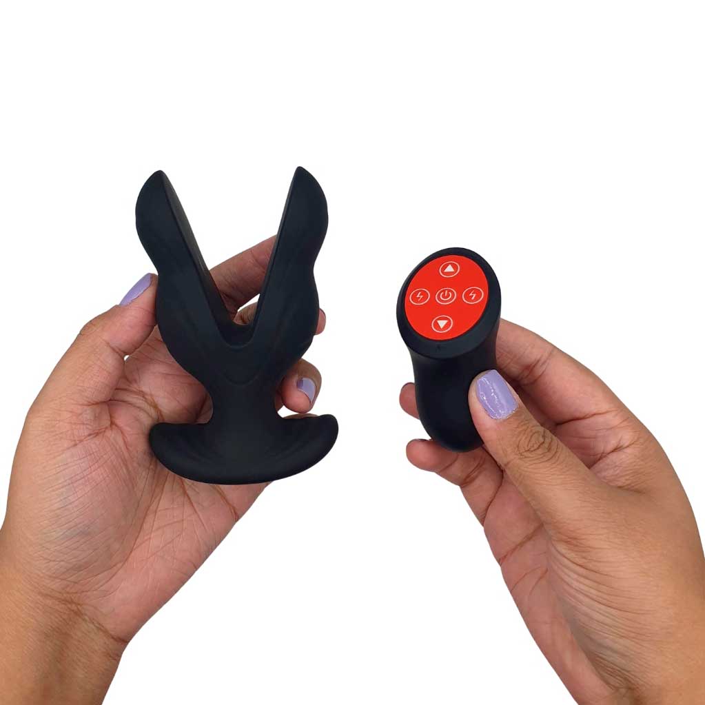 Alargador Anal com Choques, 10 Modos de Vibração e Controle Remoto Sem Fio - Pleasure Dreams | 8,5 x 6,2 cm - 5