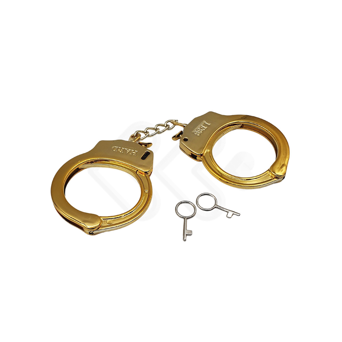 Algemas em ABS Metalizado com Trava de Segurança e Par de Chaves para Destravamento - Hard Less | Disponível em 2 Cores - 2