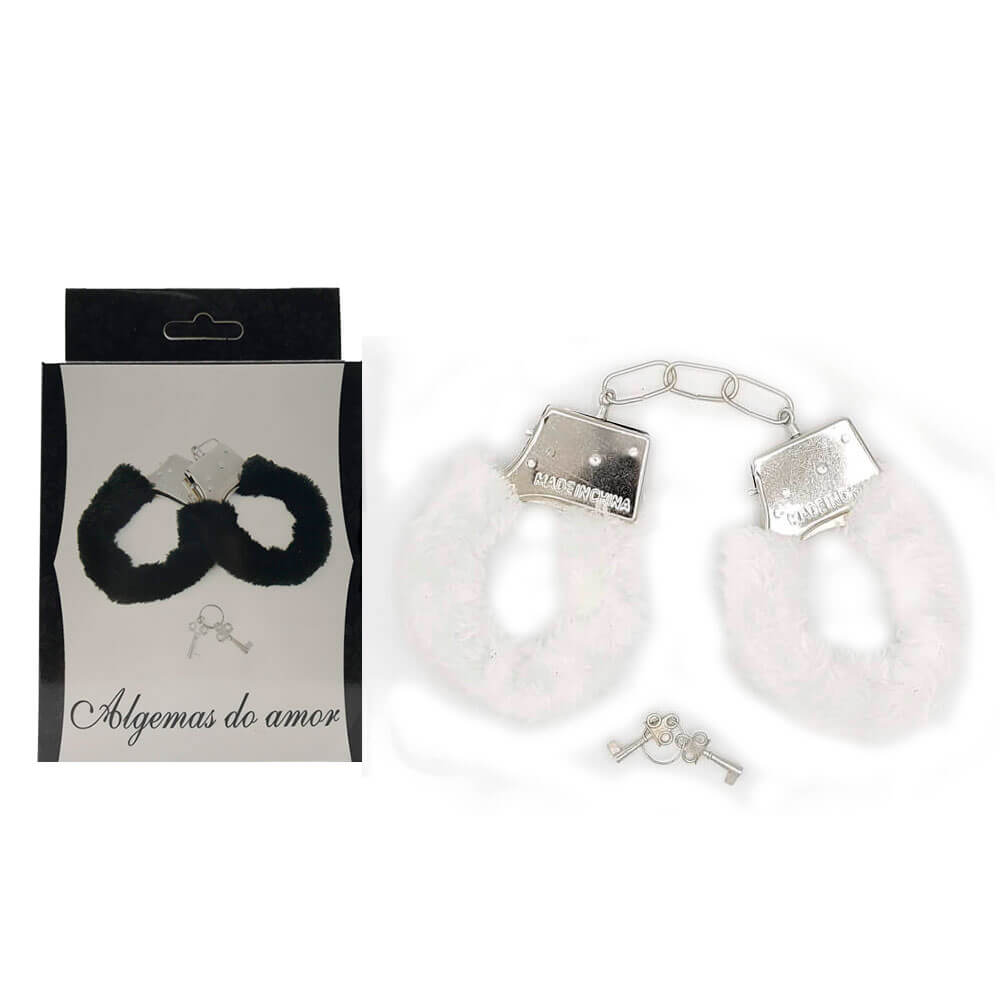 Algemas em Metal com Pelúcia - Algemas do Amor | Disponível em 9 Cores - 4