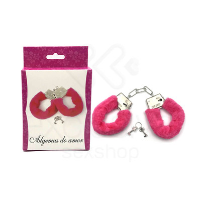Foto 13 do produto Algemas em Metal com Pelúcia - Algemas do Amor | Disponível em 9 Cores