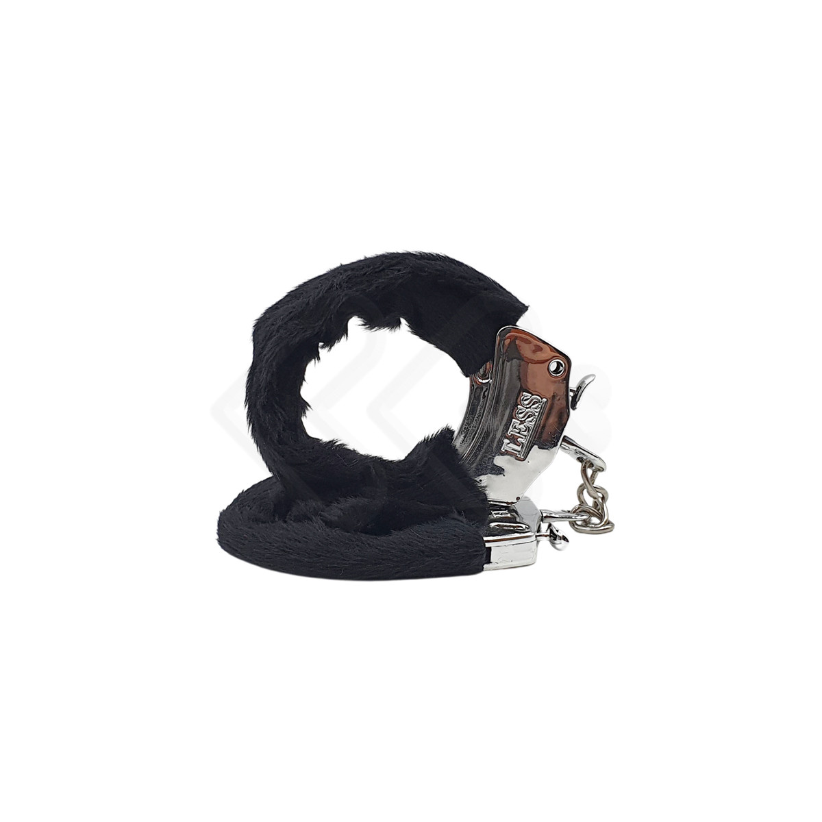 Algemas Cromadas em ABS Metalizado e Pelúcia com Trava de Segurança - Hard Less | Disponível em 3 Cores - 2