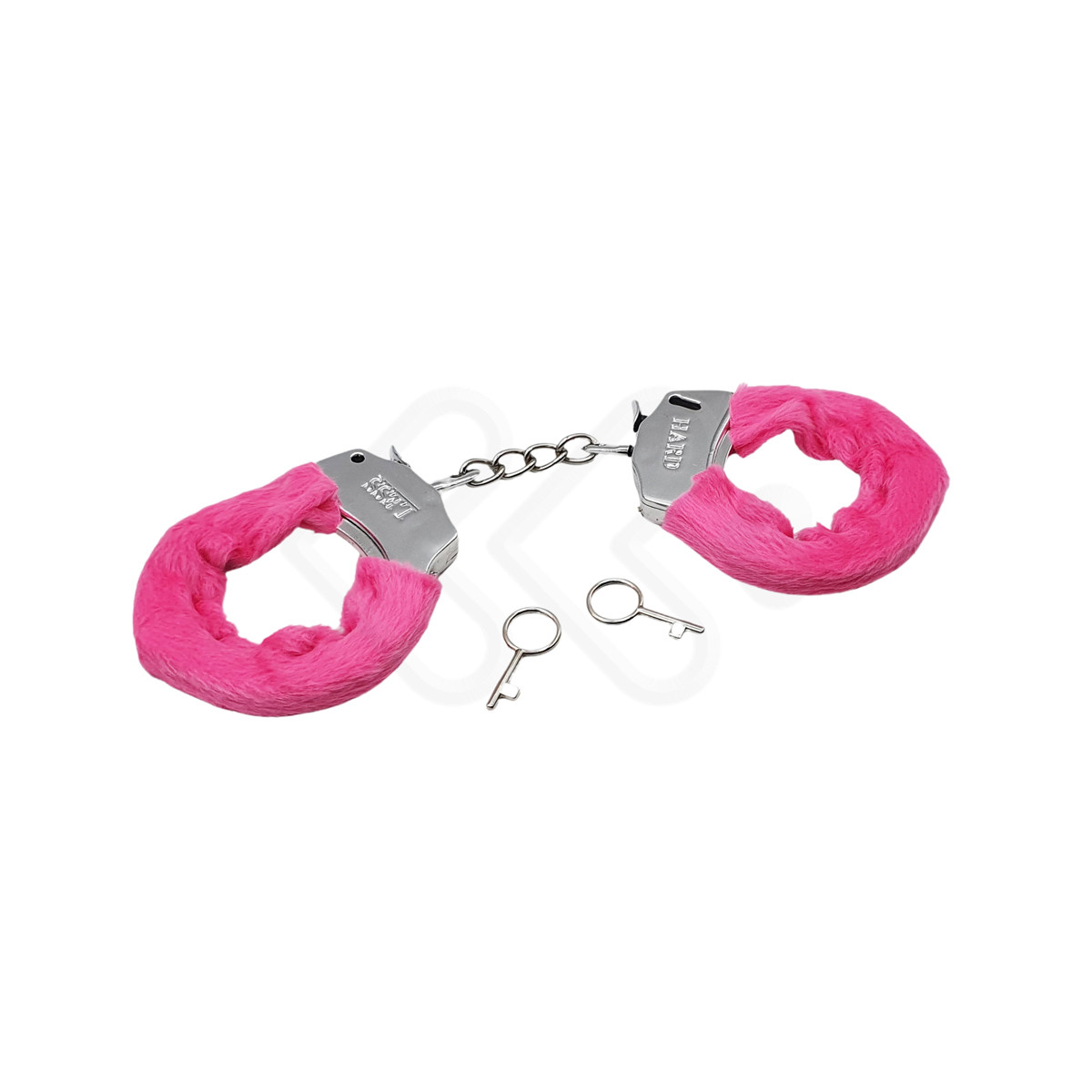 Algemas Cromadas em ABS Metalizado e Pelúcia com Trava de Segurança - Hard Less | Disponível em 3 Cores - 9