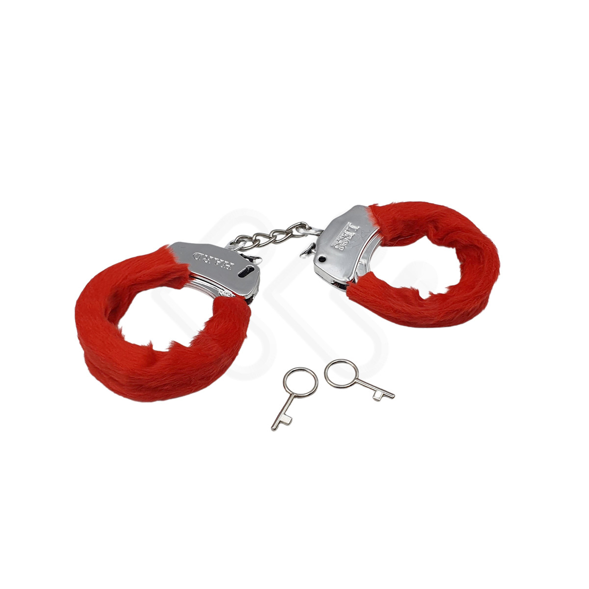 Algemas Cromadas em ABS Metalizado e Pelúcia com Trava de Segurança - Hard Less | Disponível em 3 Cores - 6