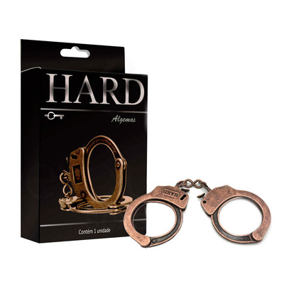 Foto 10 do produto Algemas em Metal com Corrente e Chave de Destravamento - Hard | Disponível em 11 Cores
