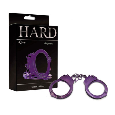 Foto 11 do produto Algemas em Metal com Corrente e Chave de Destravamento - Hard | Disponível em 11 Cores