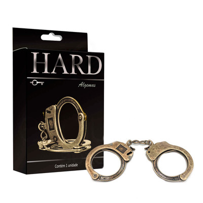 Algemas em Metal com Corrente e Chave de Destravamento - Hard | Disponível em 11 Cores