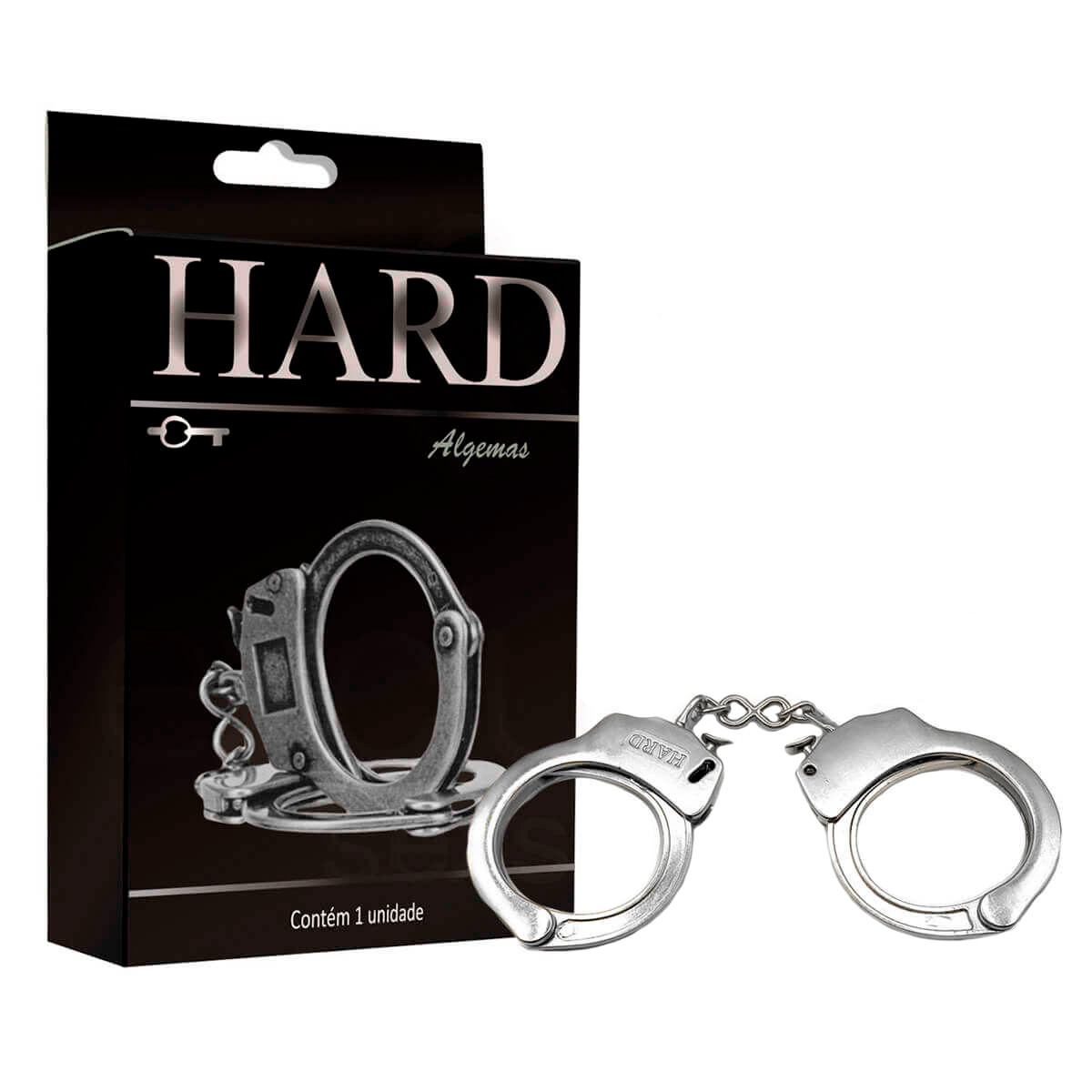 Algemas em Metal com Corrente e Chave de Destravamento - Hard | Disponível em 11 Cores - 13