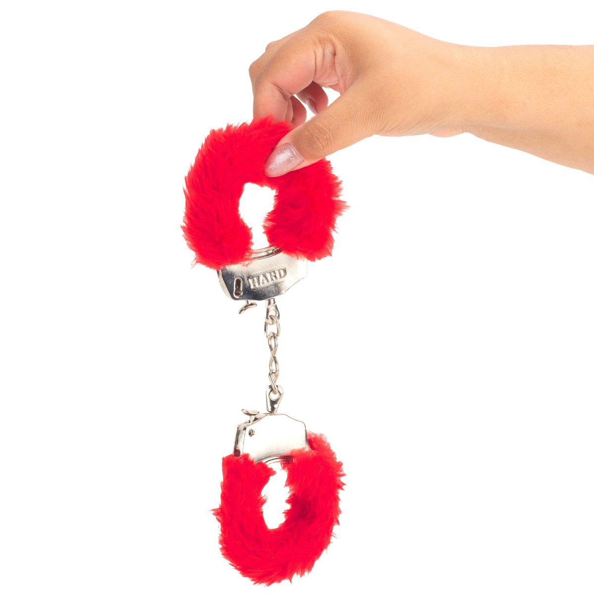 Algemas Reguláveis em Pelúcia com Chave e Trava de Segurança - Hard | Disponível em 7 Cores - 16