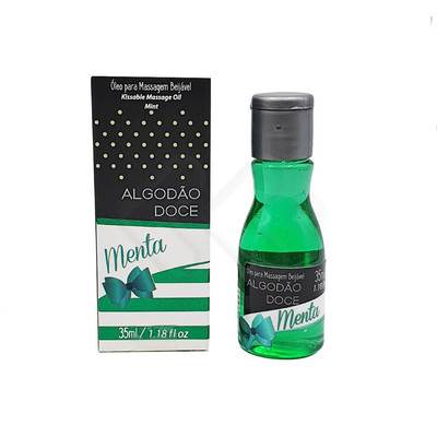Foto 8 do produto Óleo Para Massagem Beijável com Efeito que Aquece - Algodão Doce | 35 ml | Disponível em 7 Sabores