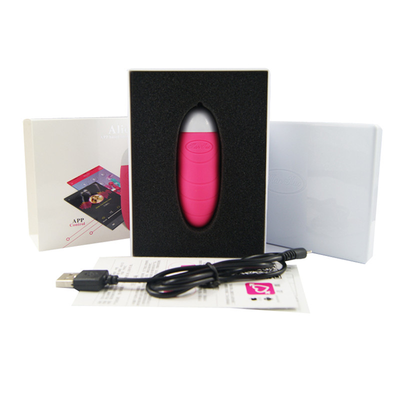 Cápsula Vibratória em Silicone com 10 Modos de Vibração, Aplicativo e Recarregável - Man Nuo Alice | Disponível em 2 Cores - 6