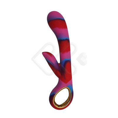 Foto 2 do produto Vibrador Estimulador de Ponto G e Clitóris com 10 Vibrações em 5 Intensidades - Alice My Blazing Rabbit Vibrator | 9,5 x 3,4 cm | Disponível em 3 Cores