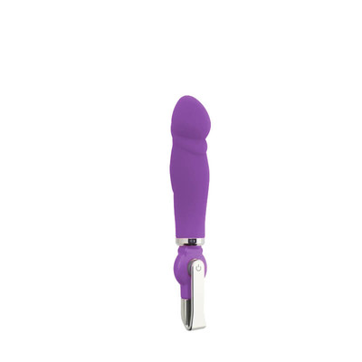 Foto 6 do produto Vibrador com Glande em Silicone Soft Touch com 20 Modos de Vibração e Recarregável por USB - Aphrodisia Alice | 18 x 2,5 cm | Disponível em 2 Cores