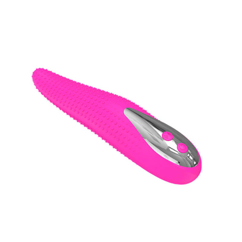Vibrador em Forma de Língua Recarregável com Rotação 360°, Texturas Estimuladoras e 36 Modos de Vibração - Alma Sex Toys | 7,6 x 3,5 cm - 2