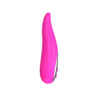 Vibrador em Forma de Língua Recarregável com Rotação 360°, Texturas Estimuladoras e 36 Modos de Vibração - Alma Sex Toys | 7,6 x 3,5 cm