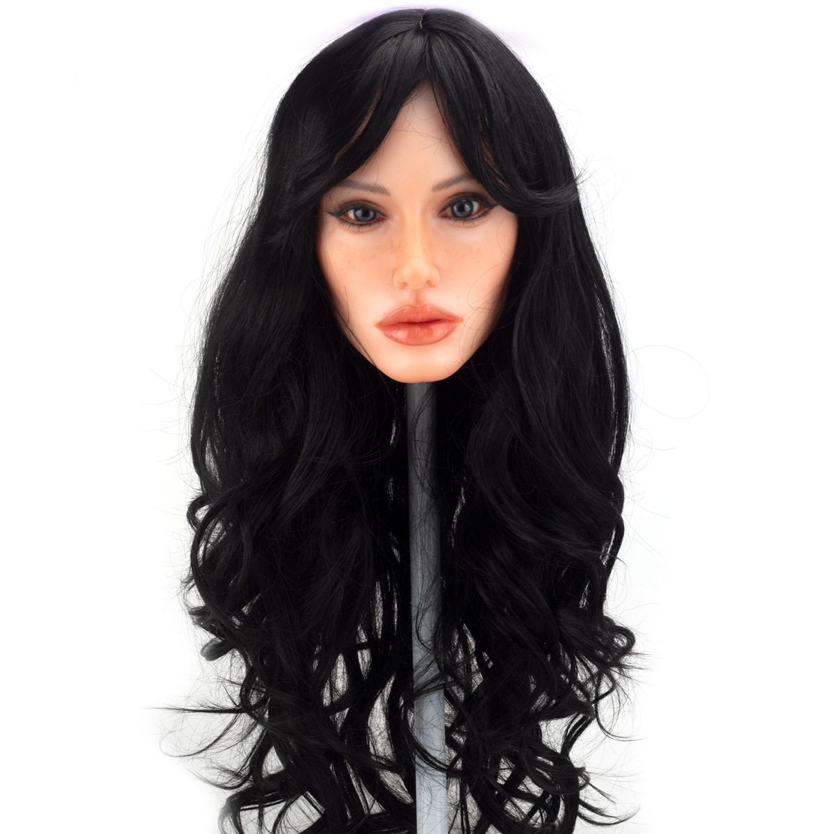 Amani - Boneca Realística em TPE com Cabelo Curto Castanho, Olhos Castanhos, Seios Fartos, Vértebras em Aço e Demais Acessórios - Sigafun | 42 kg e 1,63 Metros de Altura - 11