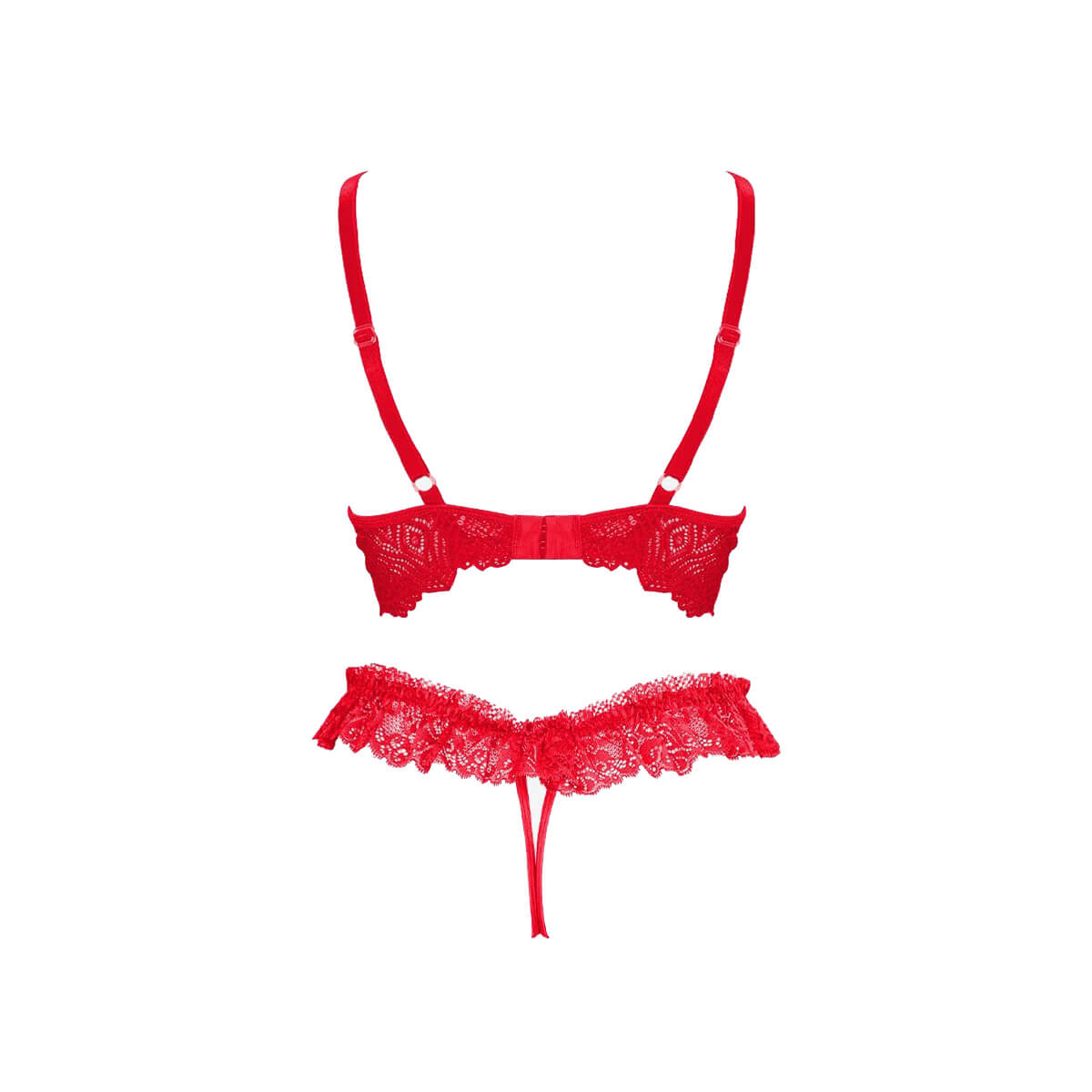 Amor e Sedução - Conjunto Nayara com Sutiã e Fio Dental em Renda | Disponível em 4 Tamanhos e 2 Cores - 5