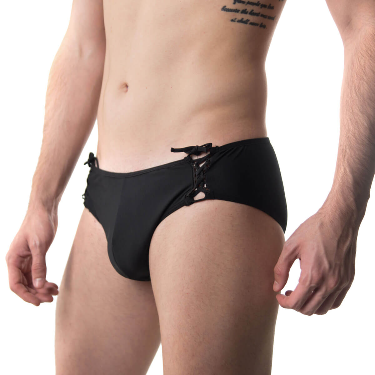 Cueca Eros em Microfibra com Amarração Lateral - Amor e Sedução | Disponível em 3 Cores e 4 Tamanhos - 3
