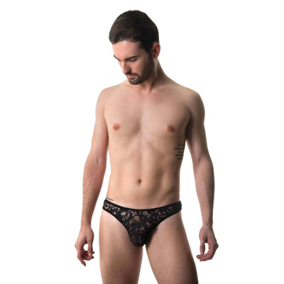 Amor e Sedução - Cueca Oliver Fio Dental em Renda | Disponível em 3 Cores e 4 Tamanhos