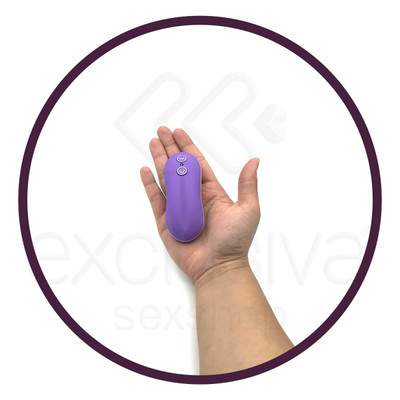 Foto 3 do produto Anal Beads - Plug Anal Soft Touch com 4 Esferas Gradativas, 10 Modos de Vibração e Controle Remoto - 12,3 x 2,6 cm | Cor: Roxo