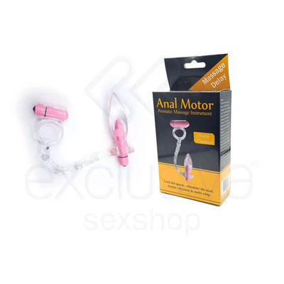 Foto 1 do produto Anal Motor - Anel Peniano com Plug Anal Embutido e Vibração Única