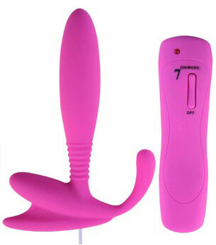 Anal Pleasure - Estimulador de Próstata em Soft Touch com 7 Níveis de Vibração Super Silencioso e Á Prova da Água - 9,3 x 2,3 cm | Disponível em 3 Cores - 2